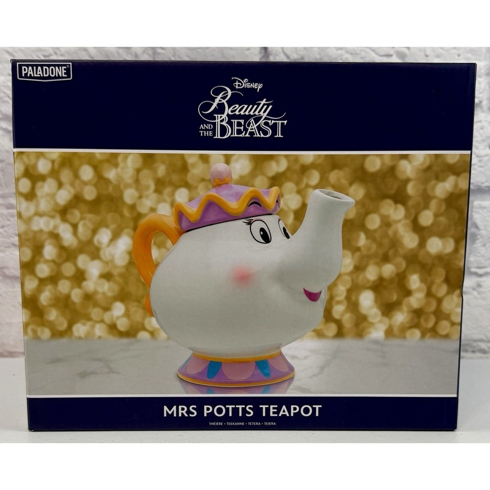 Disney Beauty and the Beast Mrs Potts Ceramic 7" Teapot Paladone *BRAND NEW*